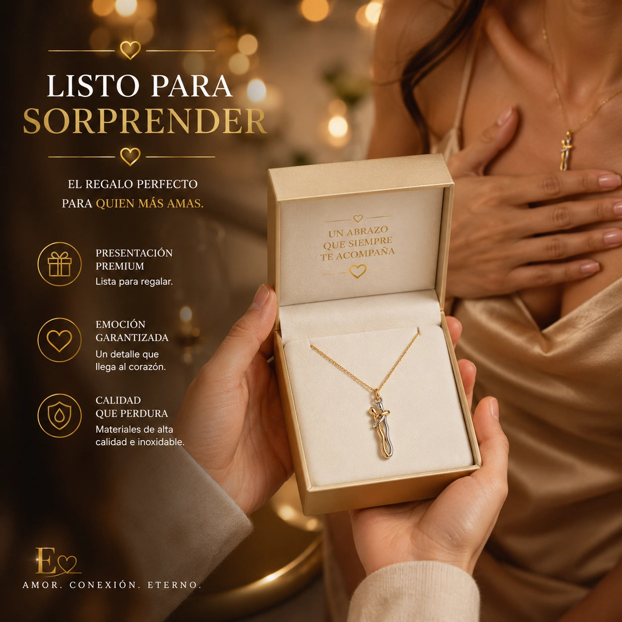 collar abrazo eterno