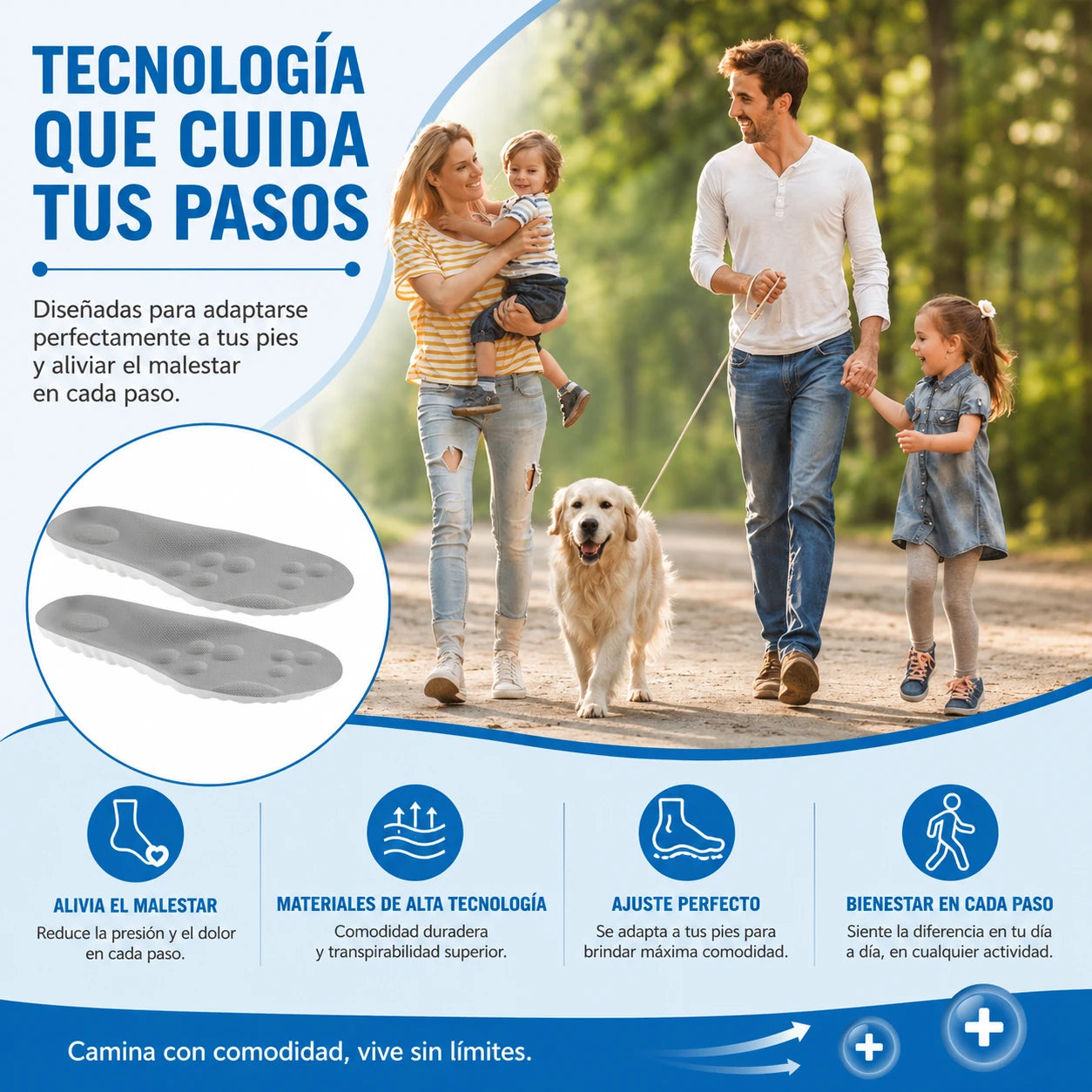 💥 Más soporte, más comodidad y menos fatiga en cada paso