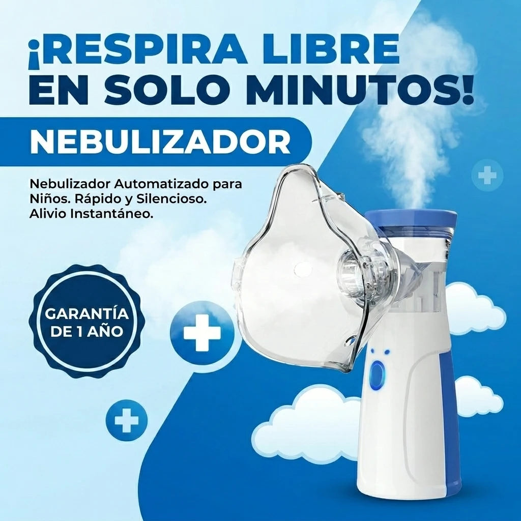 ✨ Nebulizador Portátil Medicare JSL
