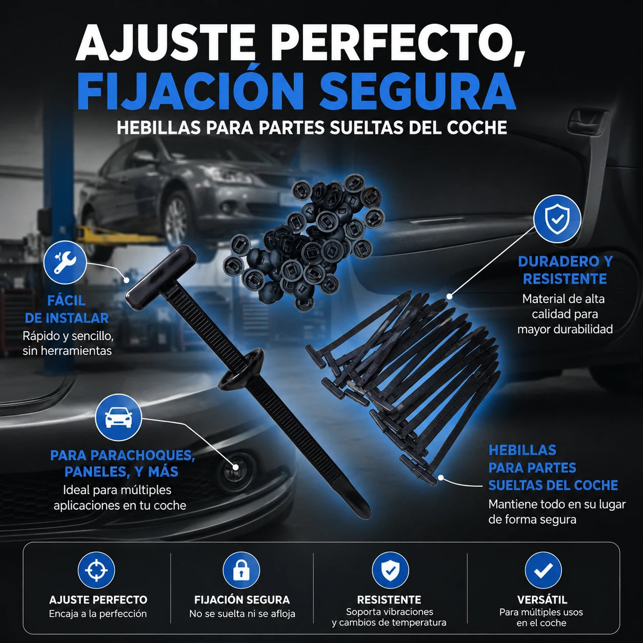 🔧  Hebillas Universales Multifuncionales