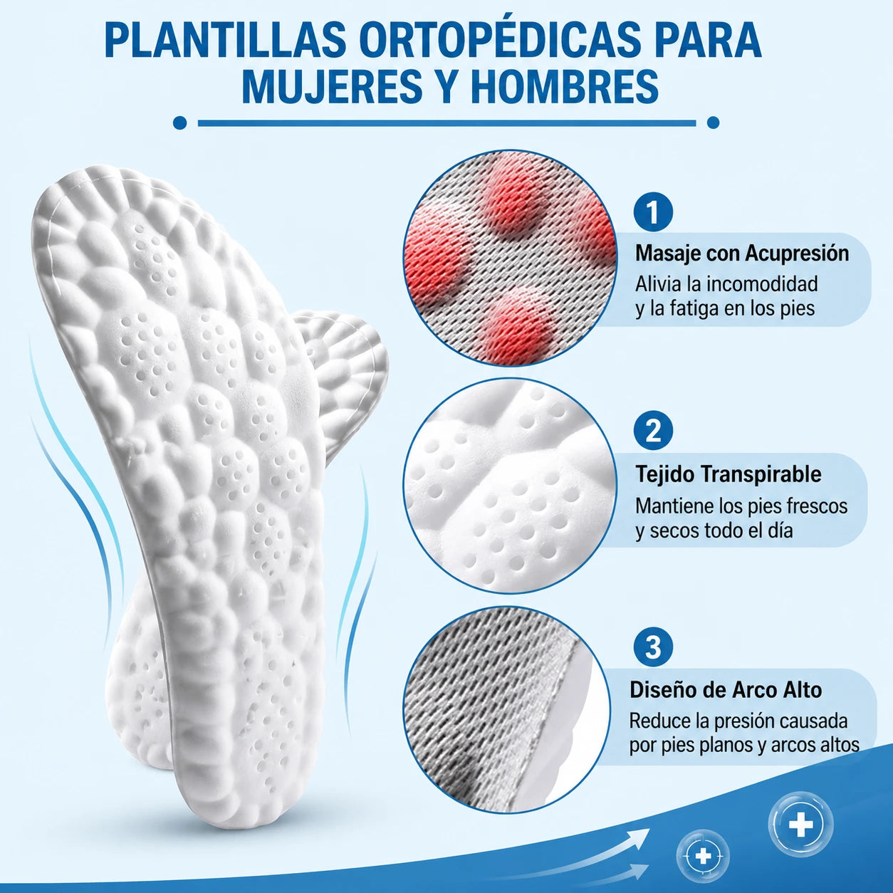 💥 Más soporte, más comodidad y menos fatiga en cada paso