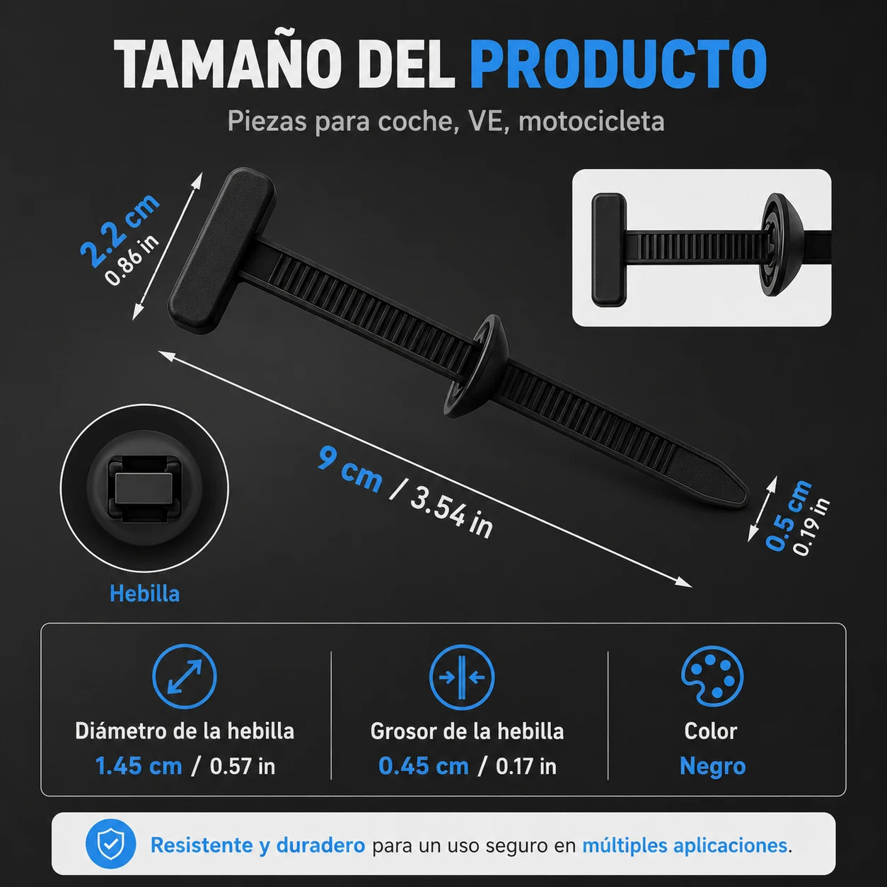 🔧  Hebillas Universales Multifuncionales