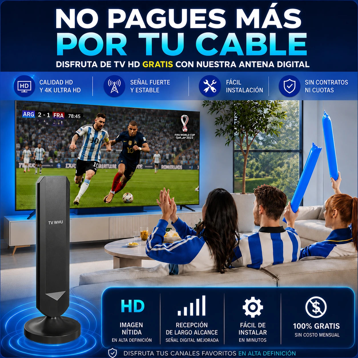 ⚡ MÁS SEÑAL, MÁS CANALES Y SIN MENSUALIDADES