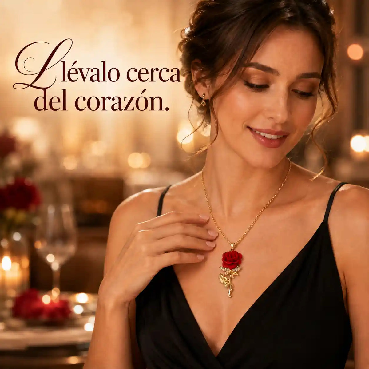 El collar que le recuerda todos los días que tu amor no se marchita