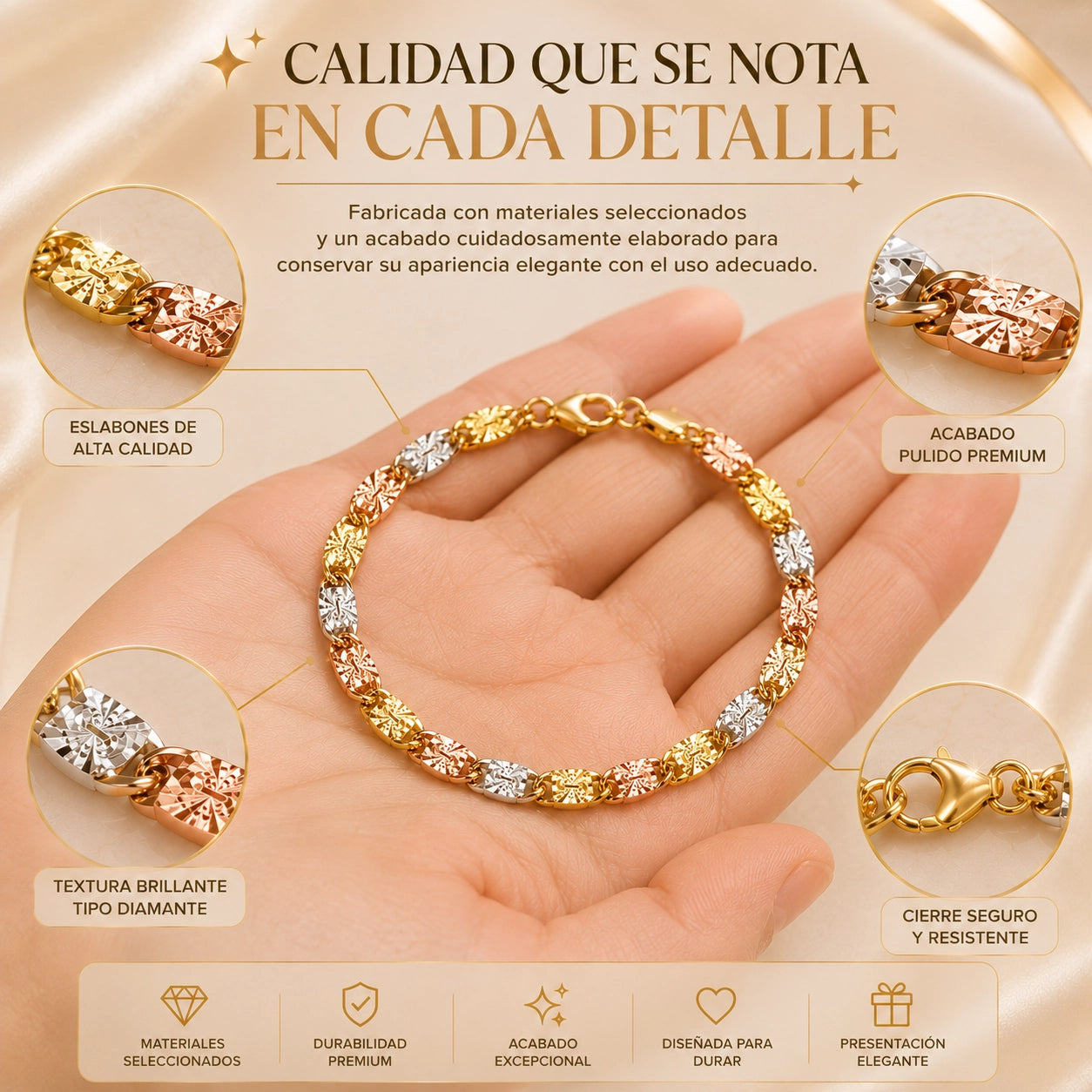 El toque de elegancia que transforma cualquier look en segundos.