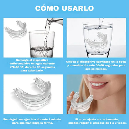 🌬️Protector Dental Para Bruxismo y Ronquidos ❌😤