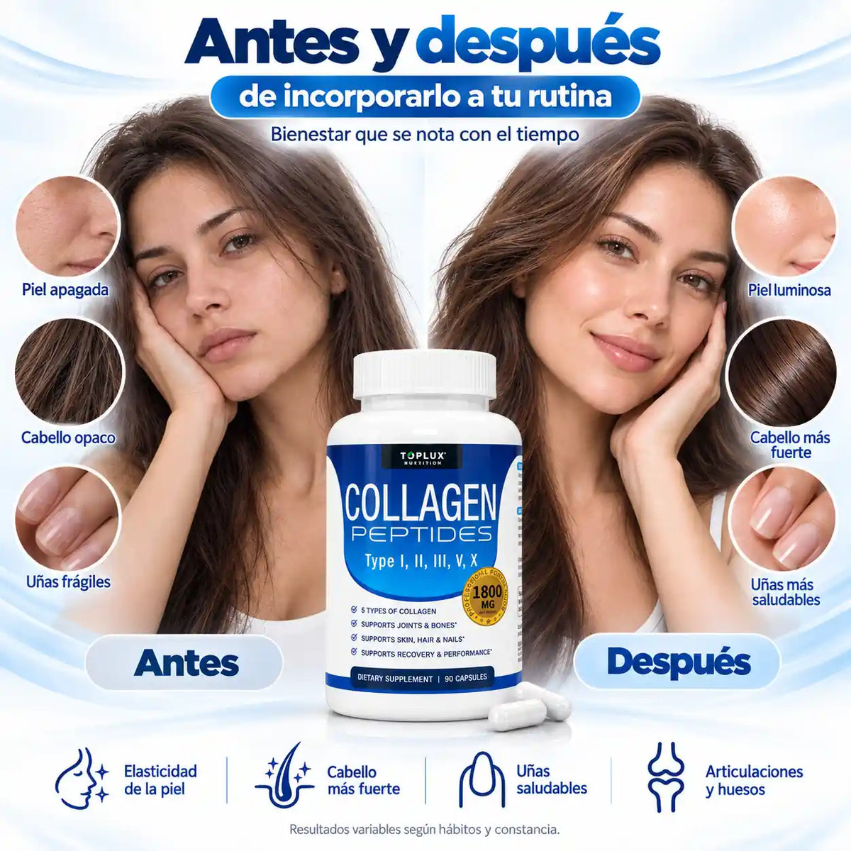 El colágeno que tu piel, cabello y articulaciones extrañan después de los 30