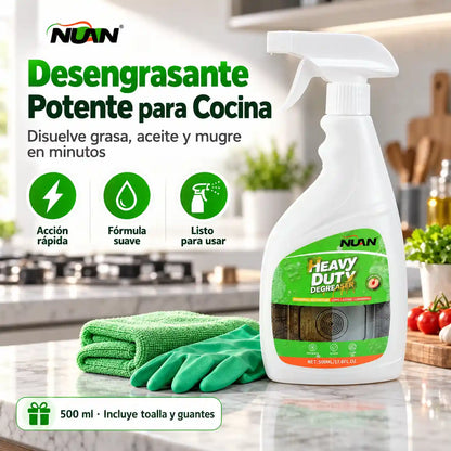 El spray que derrite la grasa de tu cocina en segundos sin tallar