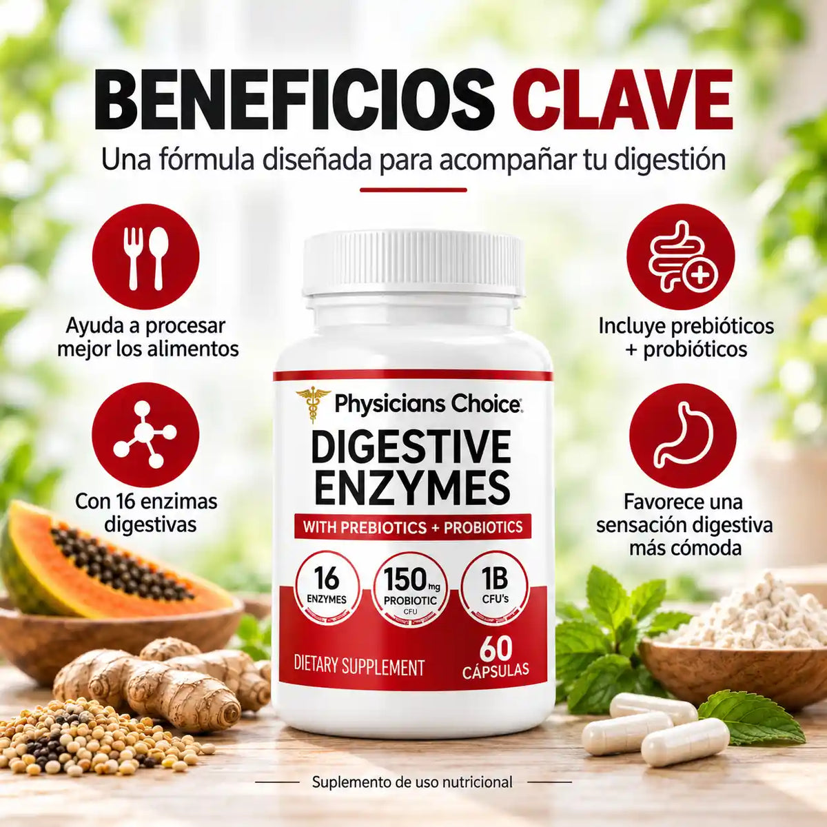 Termina con la hinchazón después de cada comida sin dejar de comer lo que te gusta
