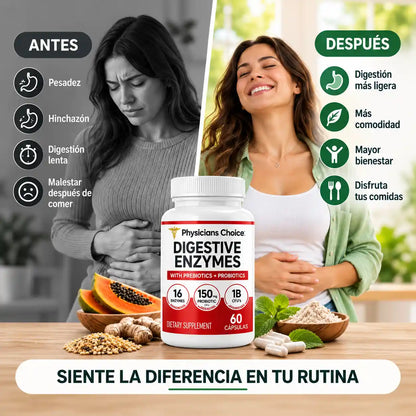 Termina con la hinchazón después de cada comida sin dejar de comer lo que te gusta