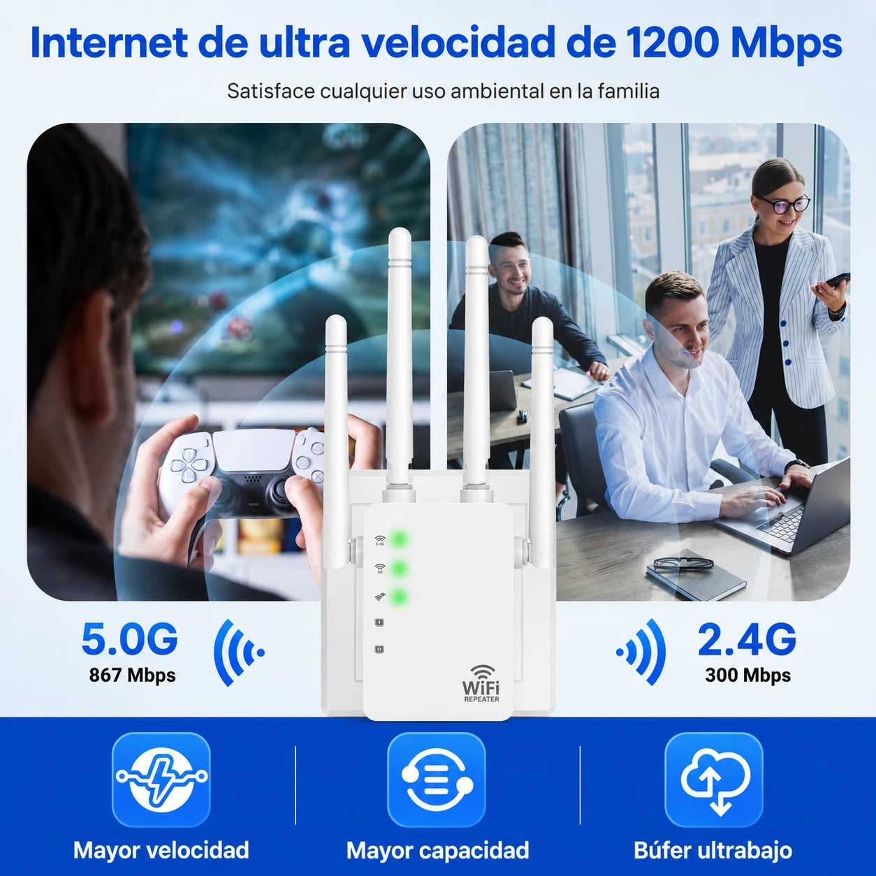 🚀 UltraBoost WiFi - más velocidad y cero cortes de internet 📶