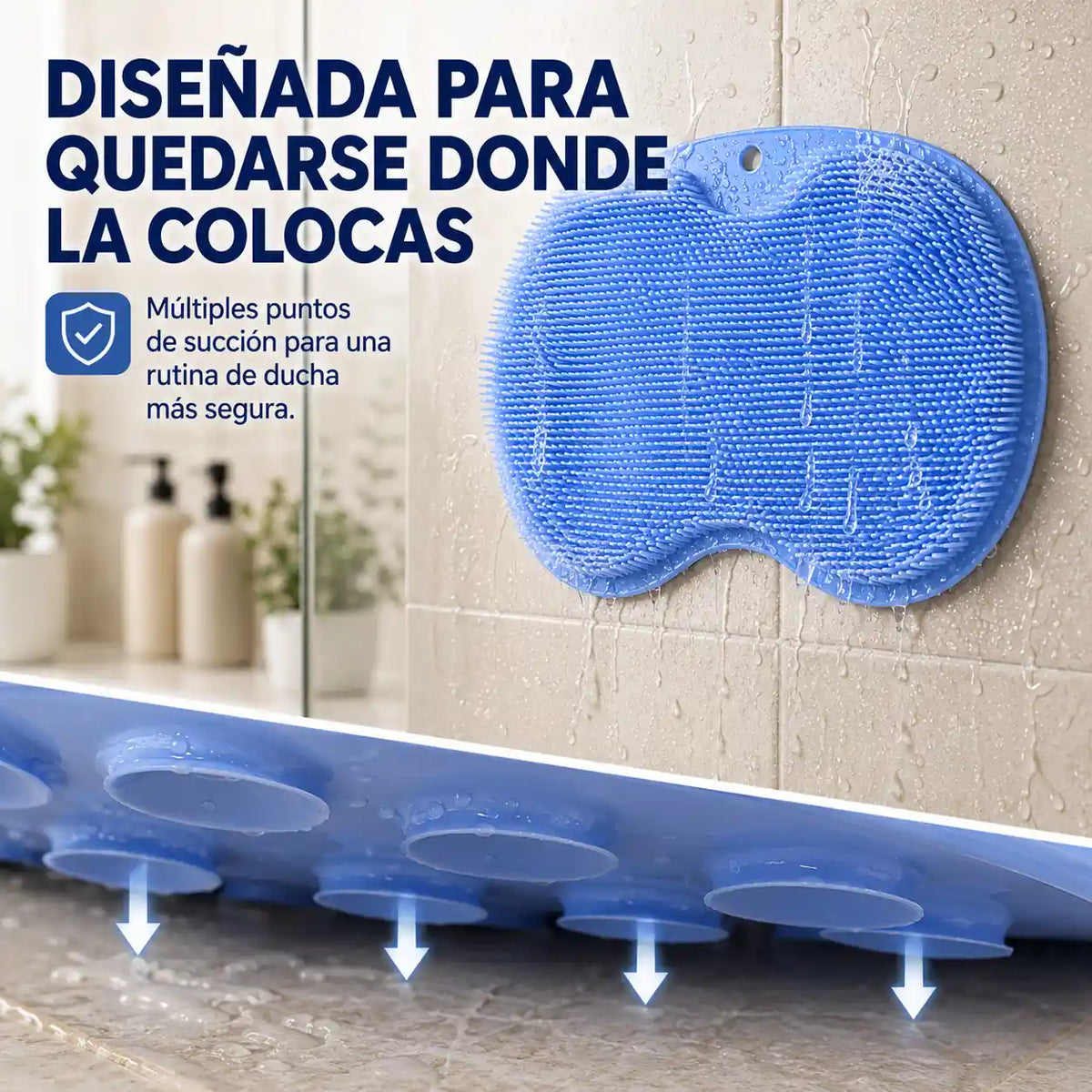 La almohadilla que convierte tu ducha en un spa sin tallar fuerte