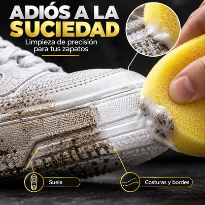 La crema que deja tus tenis blancos como el primer día sin tallar, sin mojarte las manos
