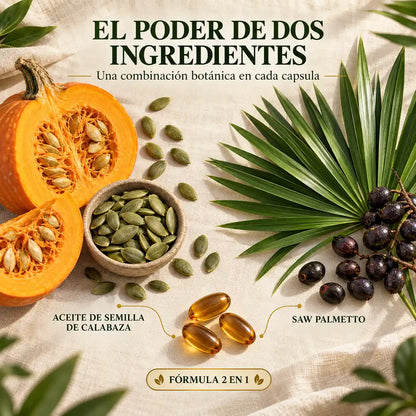 El aceite de semilla de calabaza que cuida tu próstata y frena la caída del cabello sin químicos