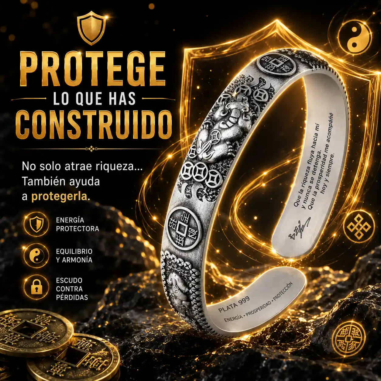El brazalete que atrae riqueza y cierra fugas de dinero