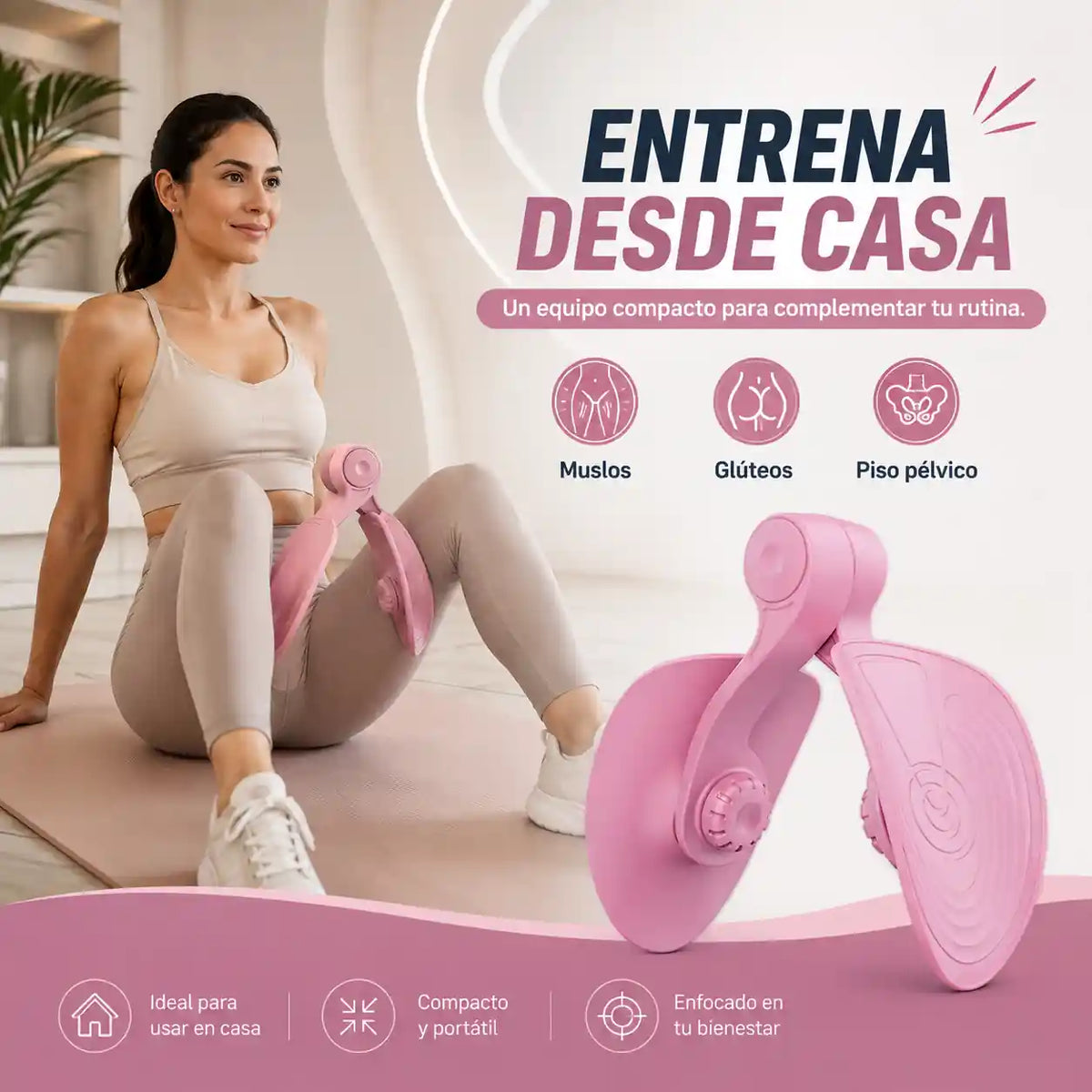 Fortalece tu piso pélvico y tonifica tus muslos en solo 10 minutos al día, sin salir de casa