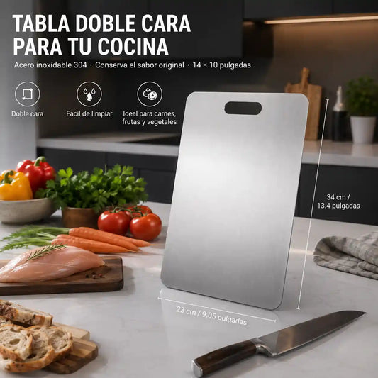 La tabla que corta carne, fruta y verdura sin llenar tu cocina de bacterias