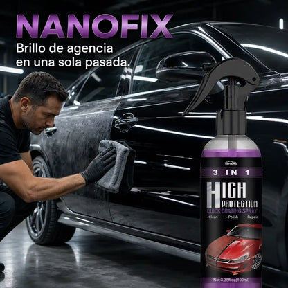 El spray cerámico que blinda tu pintura con brillo de agencia sin pisar un taller