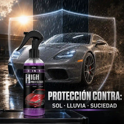 El spray cerámico que blinda tu pintura con brillo de agencia sin pisar un taller