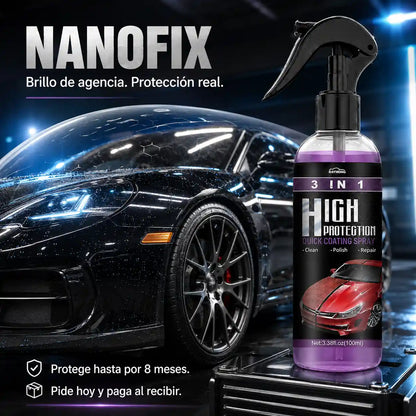 El spray cerámico que blinda tu pintura con brillo de agencia sin pisar un taller
