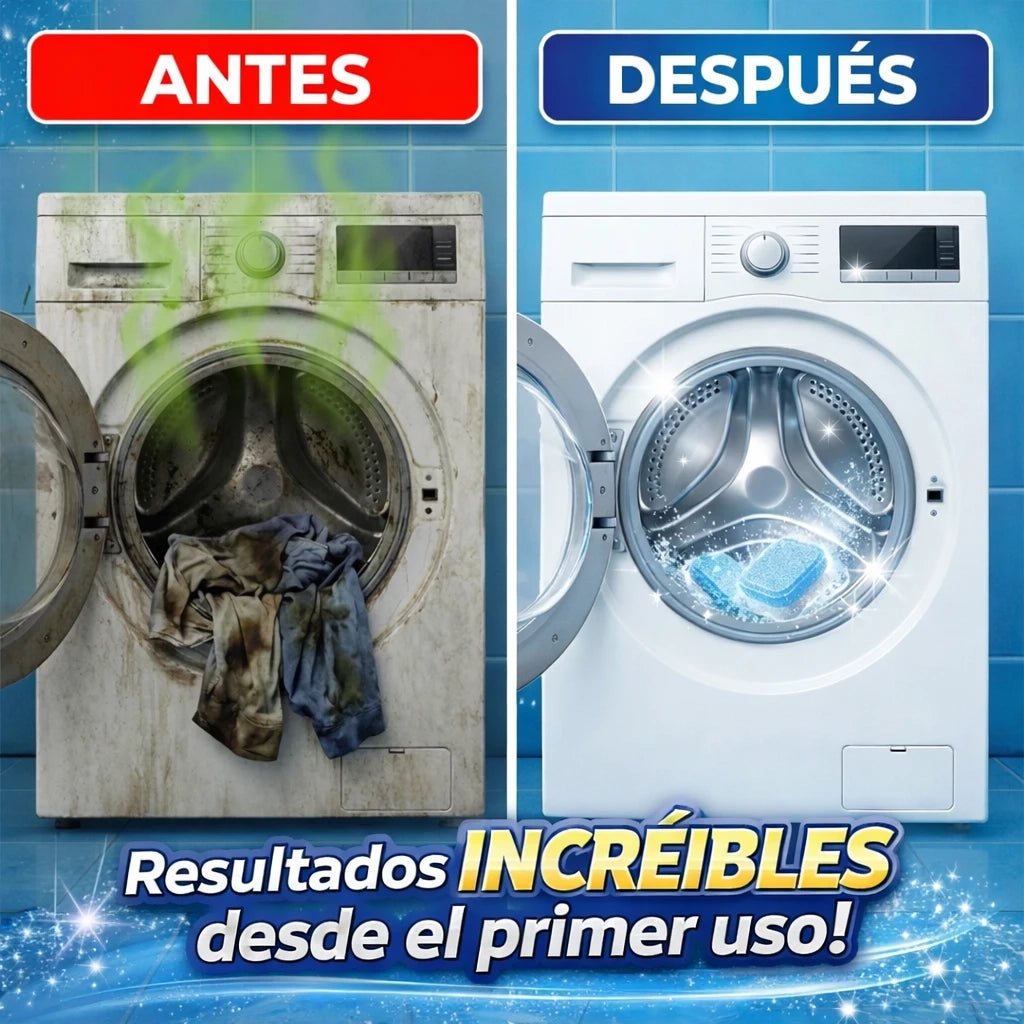 Tu lavadora tiene suciedad invisible… elimínala en 1 uso ⚠️🧼